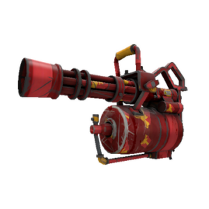 Gift Wrapped Minigun (Battle Scarred)