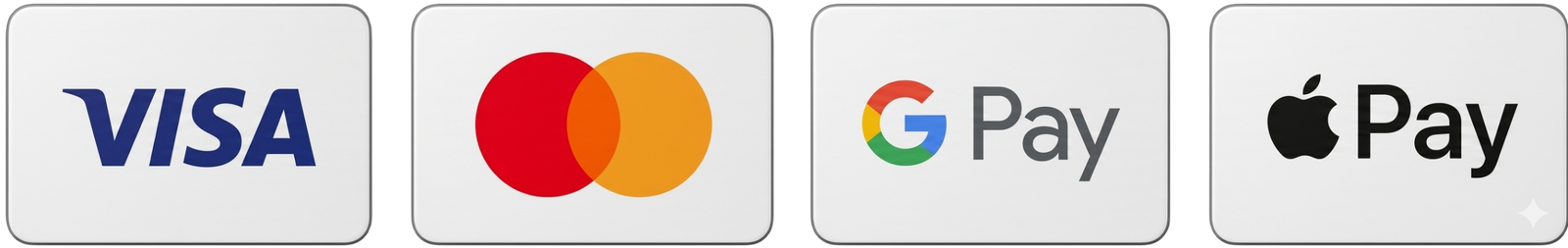 Visa and Mastercard payment methods
