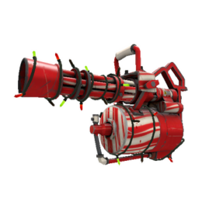 Strange Festivized Killstreak Peppermint Swirl Minigun (Field-Tested)