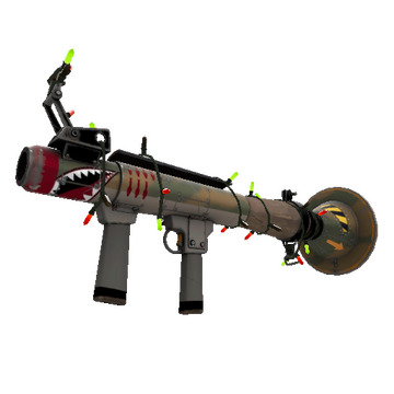 Strange Festivized Killstreak Warhawk Rocket Launcher (Minimal Wear)