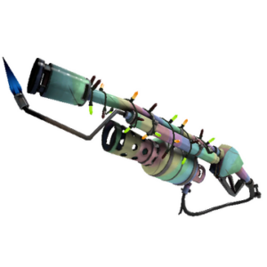 Strange Festivized Professional Killstreak Rainbow Flame Thrower (Minimal Wear)