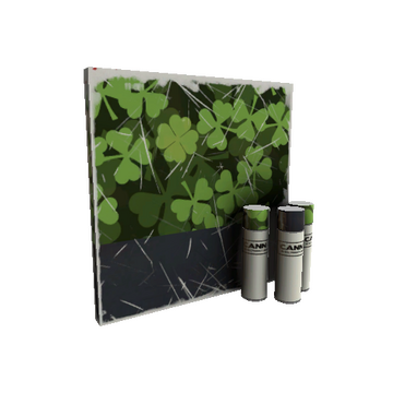 Strange Unusual Clover Camo'd War Paint (Field-Tested)