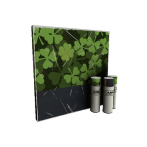 Strange Unusual Clover Camo'd War Paint (Minimal Wear)