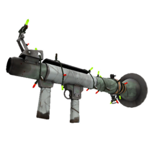 Strange Unusual Festivized Professional Killstreak Aqua Marine Rocket Launcher (Well-Worn)