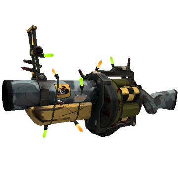 Strange Unusual Festivized Professional Killstreak Butcher Bird Grenade Launcher (Well-Worn)