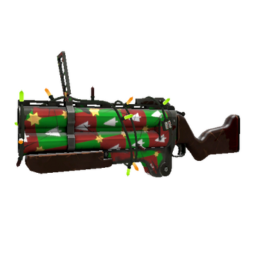 Strange Unusual Festivized Professional Killstreak Gifting Mann's Wrapping Paper Loch-n-Load (Well-Worn)