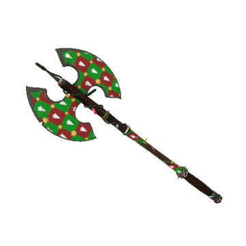 Strange Unusual Festivized Professional Killstreak Gifting Mann's Wrapping Paper Scotsman's Skullcutter (Field-Tested)