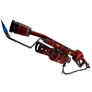 Strange Unusual Gift Wrapped Flame Thrower (Well-Worn)