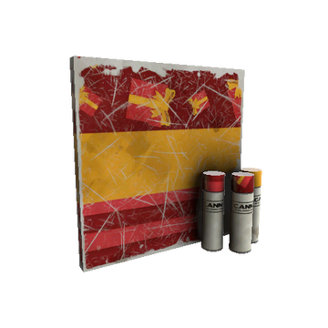 Strange Unusual Gift Wrapped War Paint (Well-Worn)