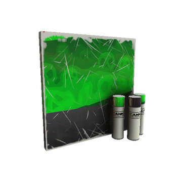 Strange Unusual Health and Hell (Green) War Paint (Field-Tested)