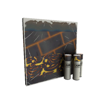Strange Unusual Kiln and Conquer War Paint (Minimal Wear)