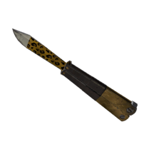 Strange Unusual Leopard Printed Knife (Field-Tested)