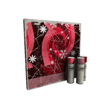 Strange Unusual Snowflake Swirled War Paint (Well-Worn)