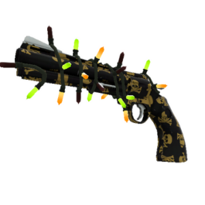 Unusual Festivized Killstreak Dead Reckoner Revolver (Factory New)
