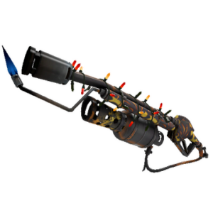 Unusual Festivized Specialized Killstreak Kiln and Conquer Flame Thrower (Minimal Wear)
