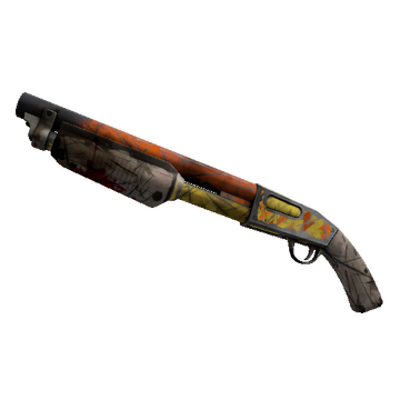 Unusual Killstreak Lightning Rod Shotgun (Battle Scarred)