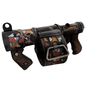 Unusual Professional Killstreak Carpet Bomber Stickybomb Launcher (Battle Scarred)