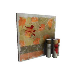 Unusual Pumpkin Pied War Paint (Battle Scarred)
